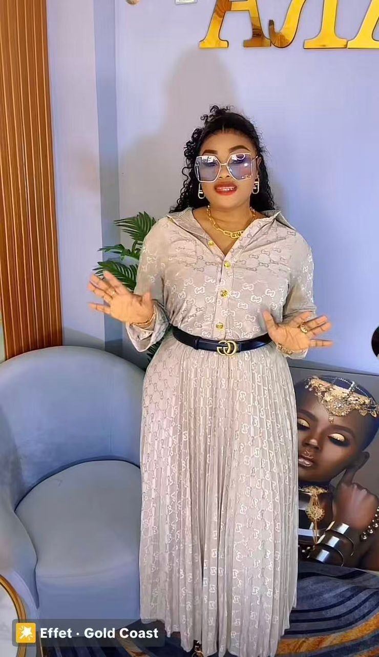 Robe Chemise Longue Plissée